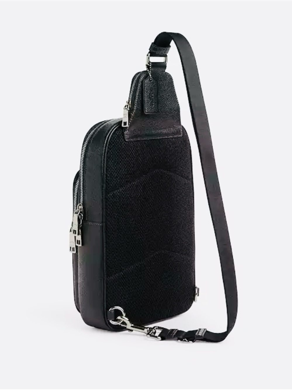Coach Ethan Pack Bag Black NWOT - Picture 5 of 8